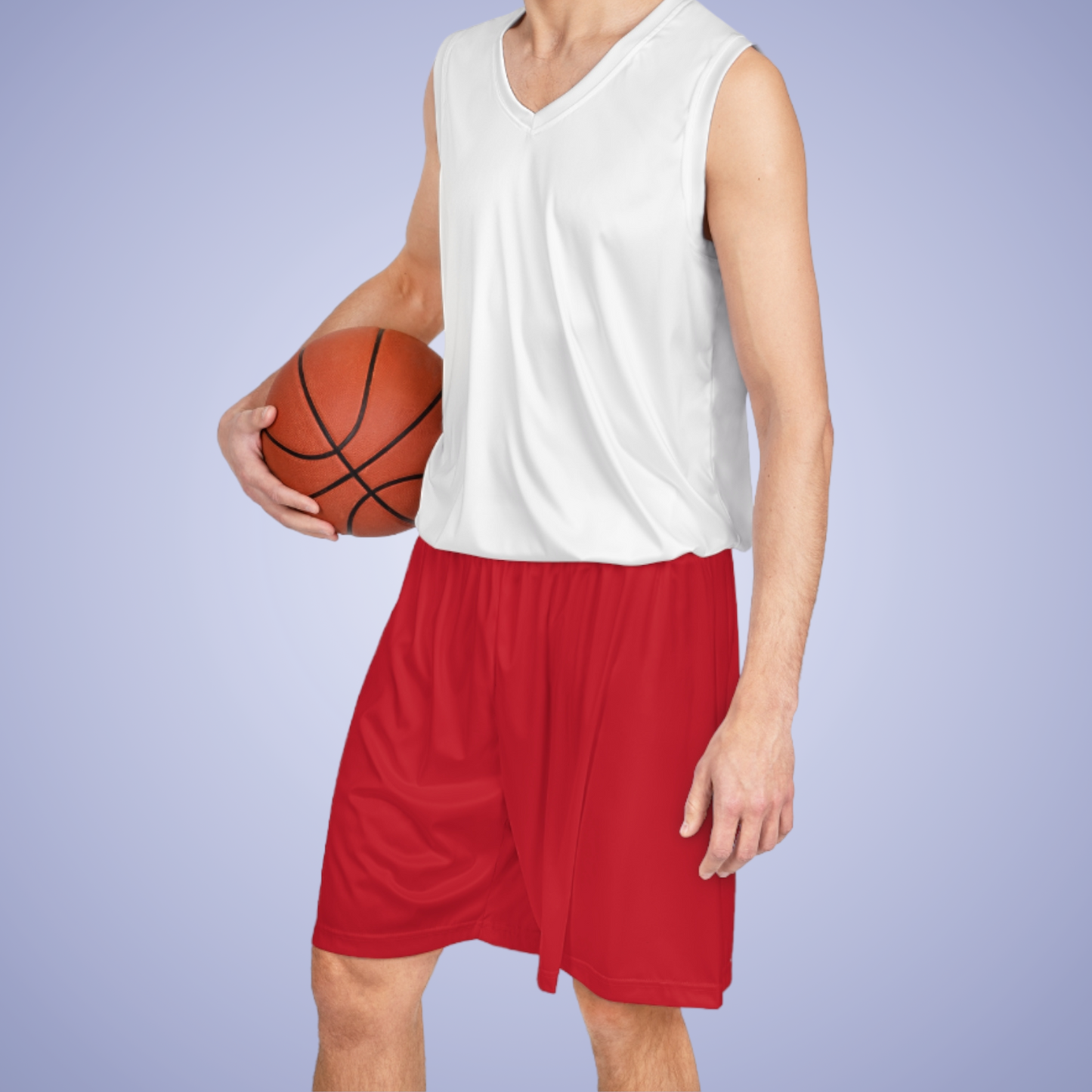 Cool Red Basketball Shorts