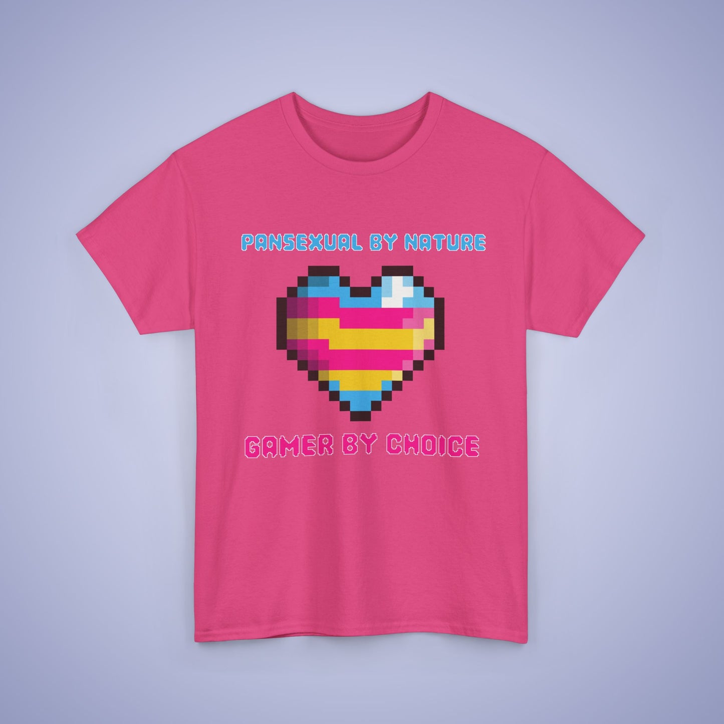 Pansexual By Nature Gamer By Choice LGBT Pride Month Matching  T Shirt Unisex