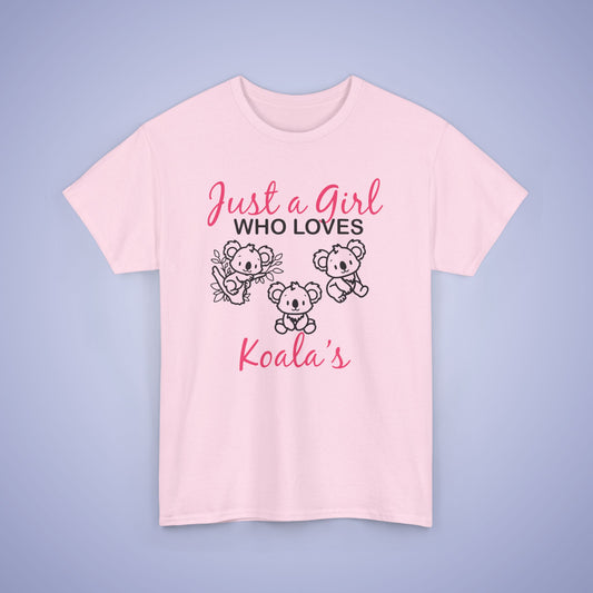 Just a Girl who Loves Koalas Unisex T-Shirt