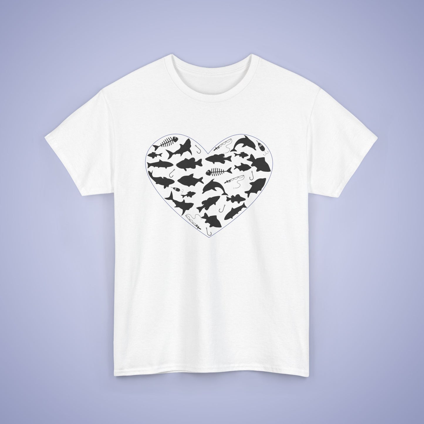 A Heart Full of Fish Unisex T-Shirt