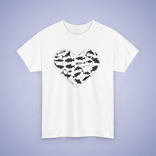 A Heart Full of Fish Unisex T-Shirt