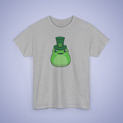 St Patrick's Day Graphic Tee Frog Lover Gift Unisex T Shirt