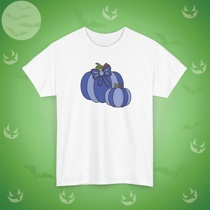 Thanksgiving Fall Inspired Halloween Blue Pumpkin Unisex T Shirt