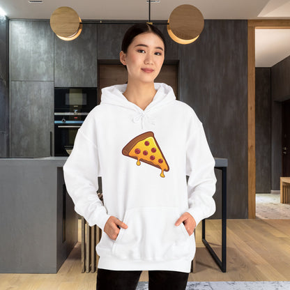 Pizza Slice Graphic Art Hoodie Sweatshirt Unisex Pizza Lover Gift