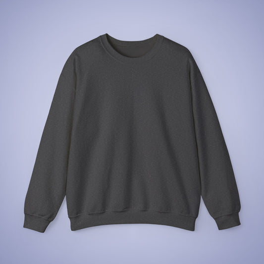 Blank Heather Grey Blue Unisex Crewneck Sweatshirt