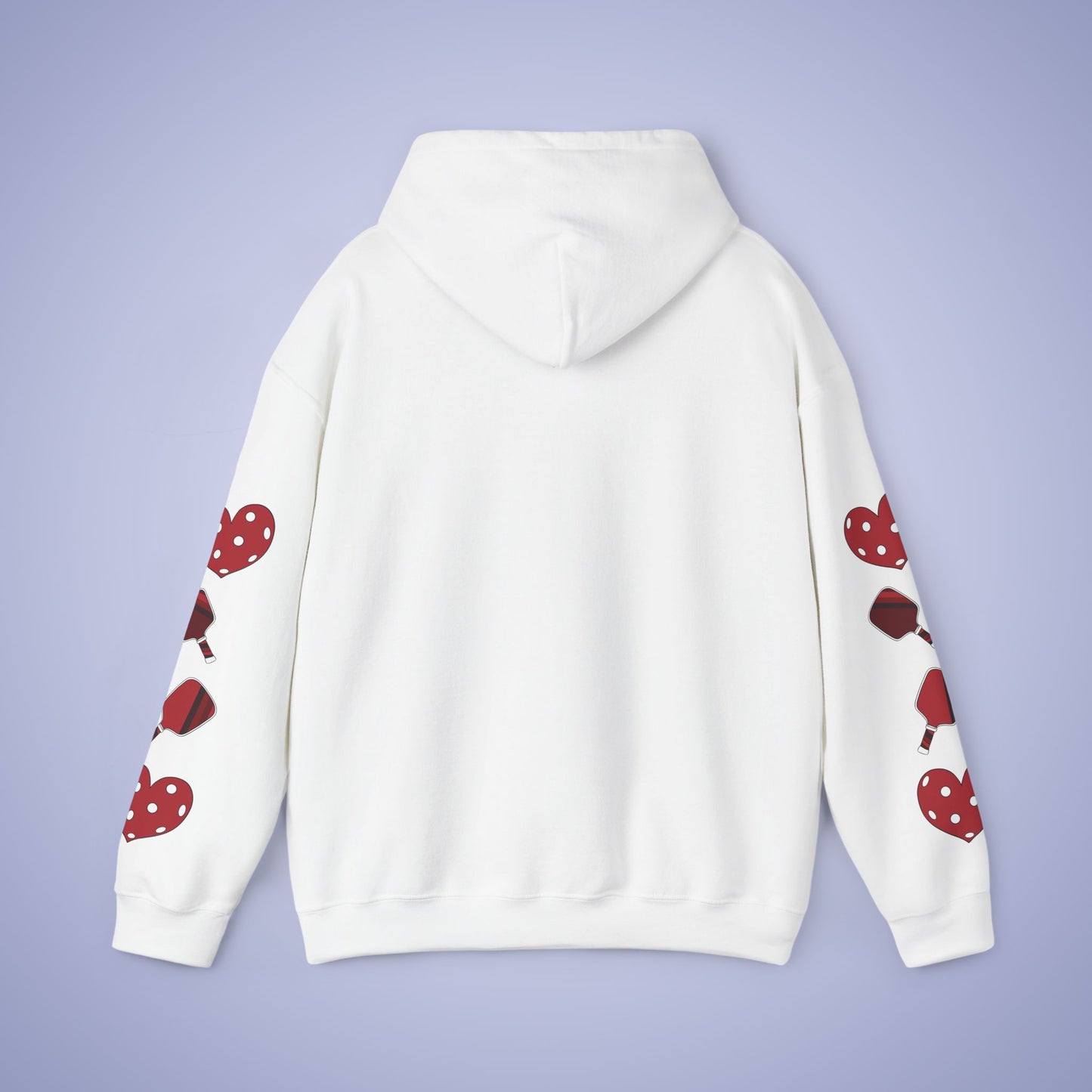 Double Trouble Pickleball Hoodie | Couple Matching Pickleball Lover Gift Light Crimson Version