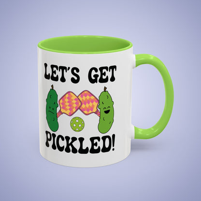Lets Get Pickled Pickleball Mug | Fun Pickle Lover Gift Mug