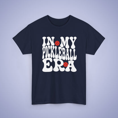In My Pickleball Era Funny Pickleball T Shirt White Graphic Design
