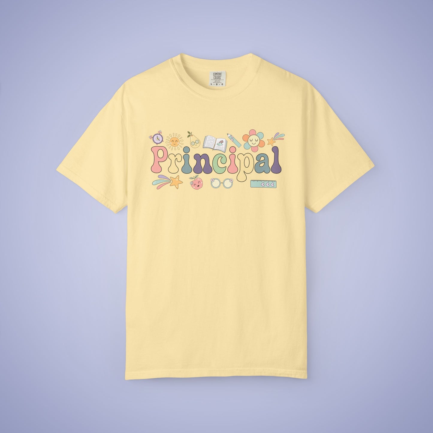Principal Teacher T Shirt Retro Comfort Colors Unisex Back to School