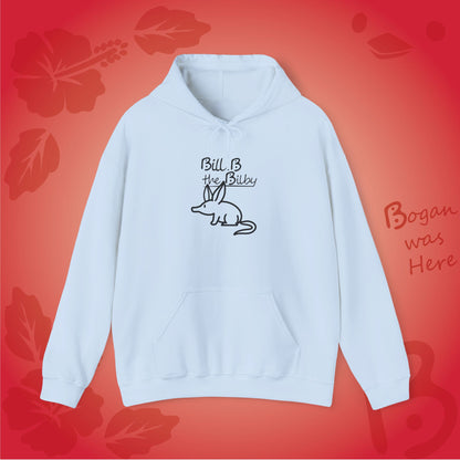 Bill B the Cute Bilby Bogan's Design Hoodie Sweatshirt