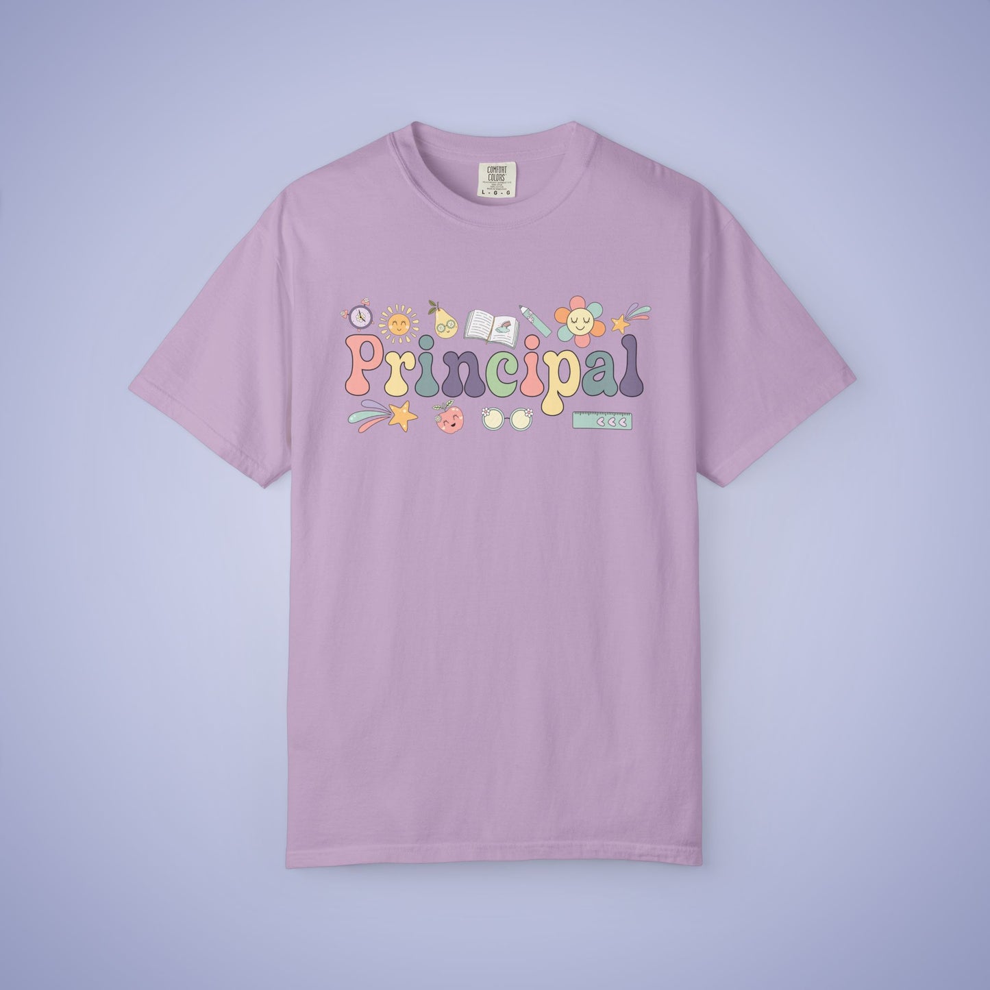 Principal Teacher T Shirt Retro Comfort Colors Unisex Back to School