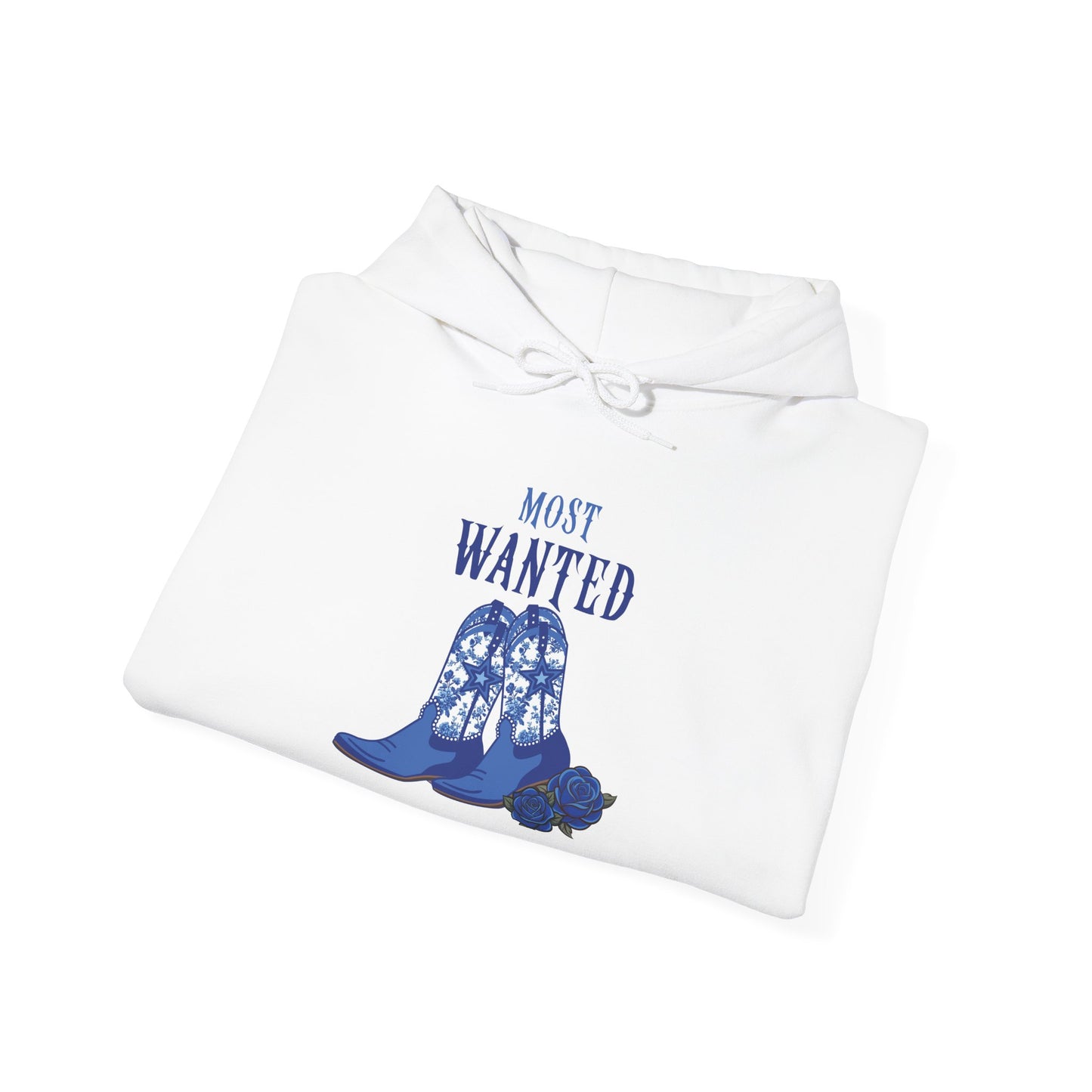 Most Wanted Mothers Day Unisex Hoodie Chinoiserie Floral Cowgirl Boots
