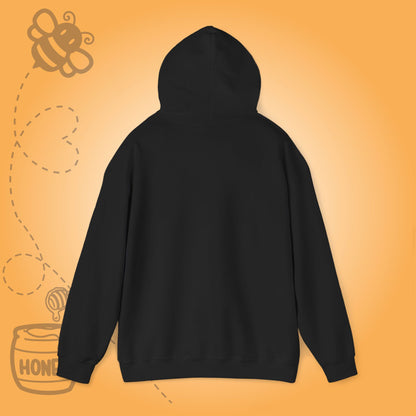 Busy Bee Sweet As Honey Honeycomb Word Art Design Hoodie Sweatshirt