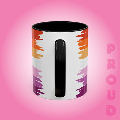 Lesbian Paint Style Coffee Mug