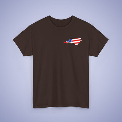 North Carolina Map Pocket Art Proud American Unisex T Shirt