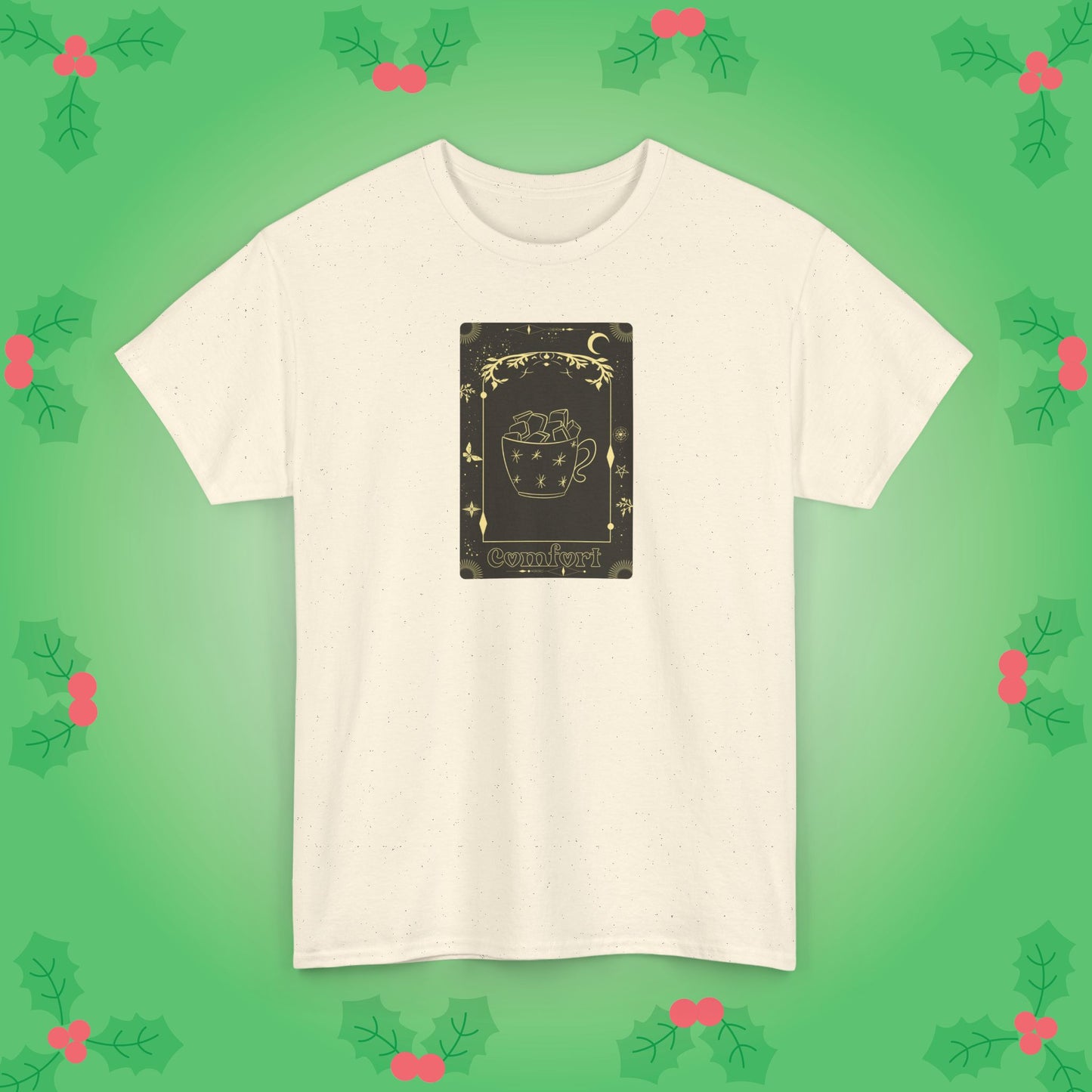 Christmas Hot Chocolate Comfort Tarot Card Lover Unisex T Shirt