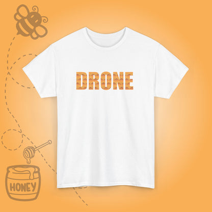 Drone Sweet As Honey  Honeycomb Word Art Design Unisex T Shirt