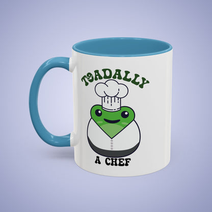 Toadally a Chef Frog Lover Gift Coffee Mug Ceramic