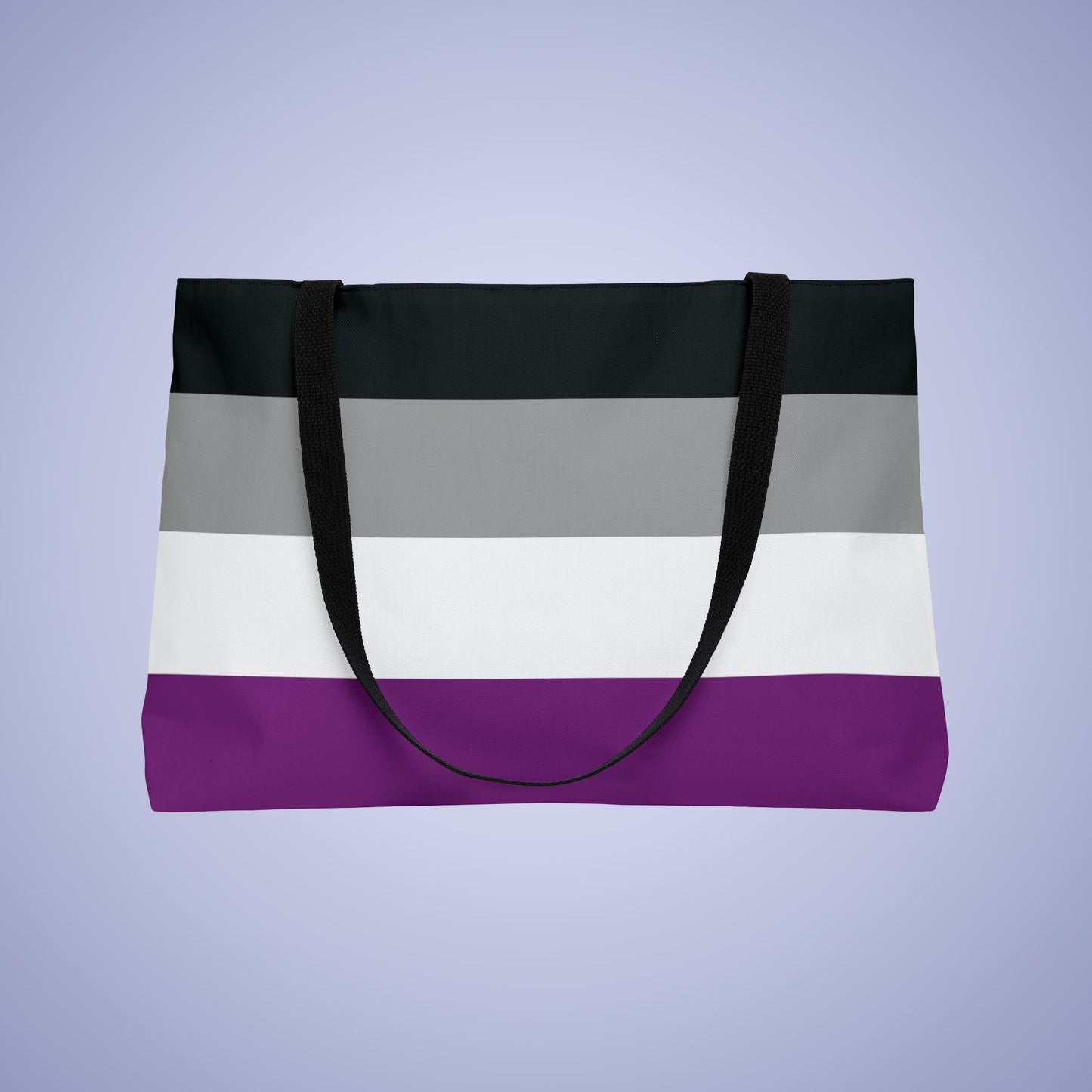 Asexual Pride Month Weekender Large Beach Bag Tote