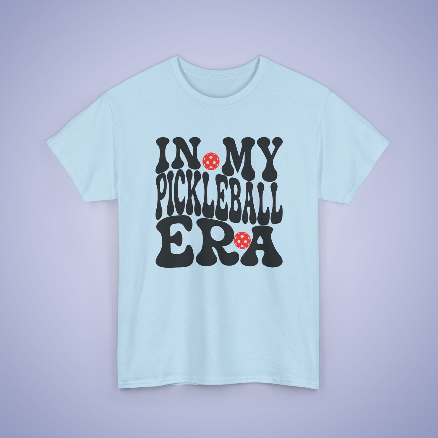 In My Pickleball Era Funny Pickleball T Shirt Black Graphic Design