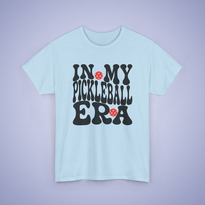 In My Pickleball Era Funny Pickleball T Shirt Black Graphic Design
