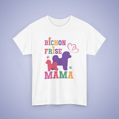 Bichon Frise Mama Dog Lover Mothers Day Unisex Oversized T Shirt
