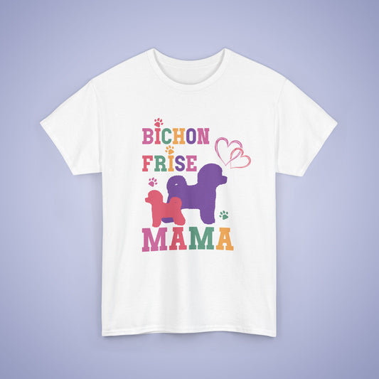 Bichon Frise Mama Dog Lover Mothers Day Unisex Oversized T Shirt