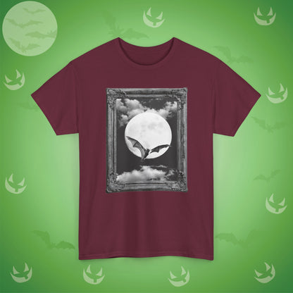 Bat Moon Spooky Halloween T-Shirt | Photographic Design