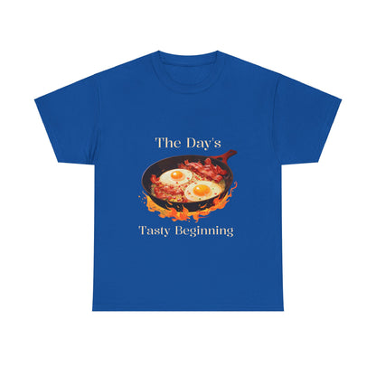 The Days Tasty Beginning Bacon and Eggs T-shirt