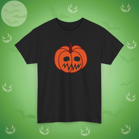 Jackolantern Worried Face Halloween Pumpkin  Unisex T Shirt