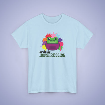 Artistic Hopspression Graphic Tee Frog Lover Artist Unisex T Shirt
