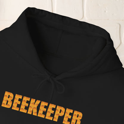 Bee Keeper Sweet As Honey Honeycomb Word Art Design Hoodie Sweatshirt