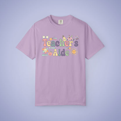 Teachers Aid Teacher T Shirt Retro Comfort Colors Unisex Back to School