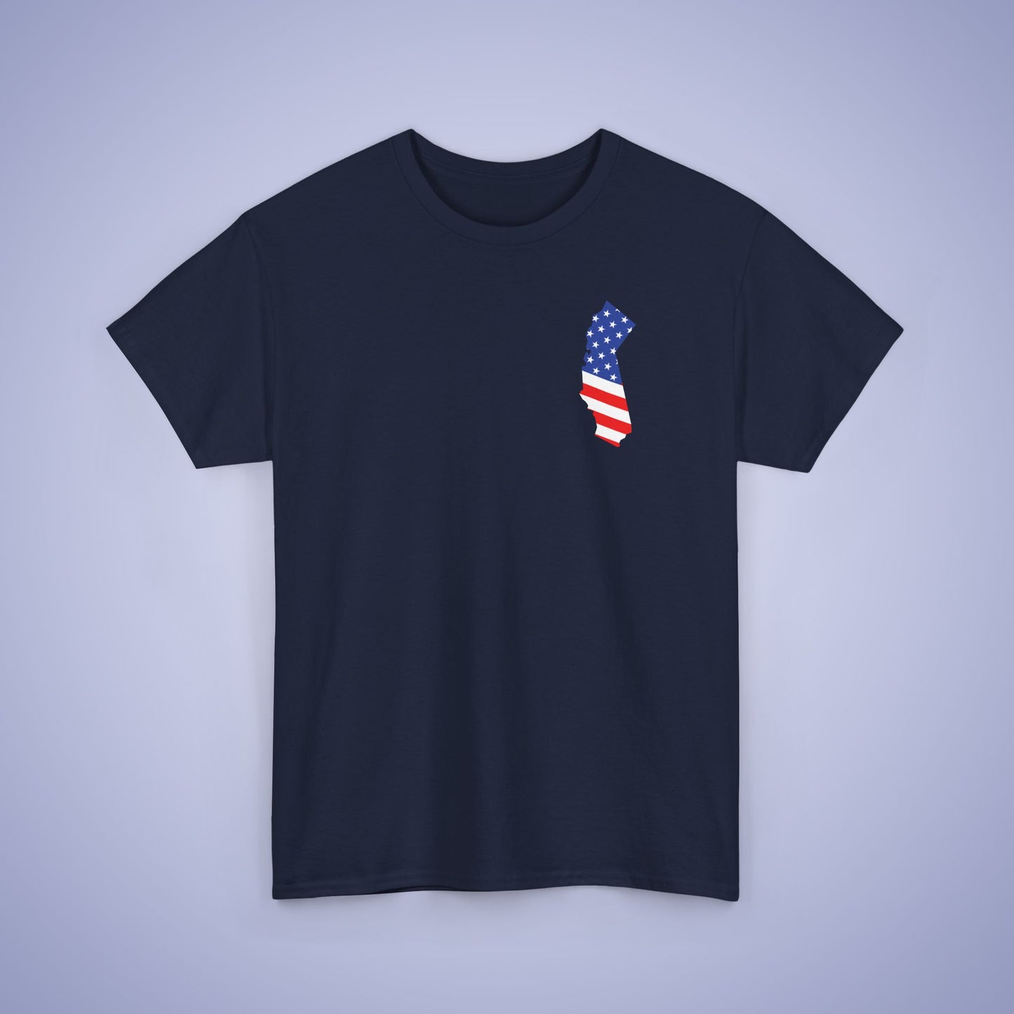 California Map Pocket Art Proud American Unisex T Shirt