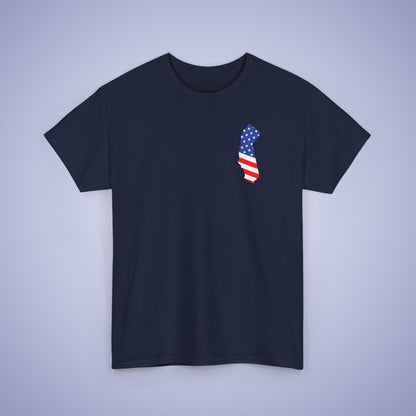 California Map Pocket Art Proud American Unisex T Shirt