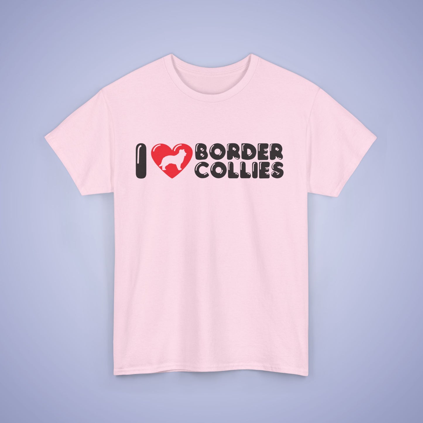 I Heart Border Collies Unisex T-Shirt