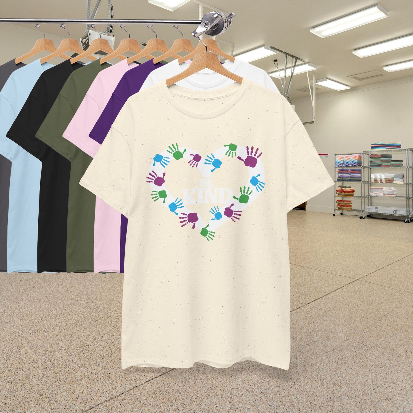 Be Kind Hearts and Hands White Unity Day Teachers T Shirt Unisex