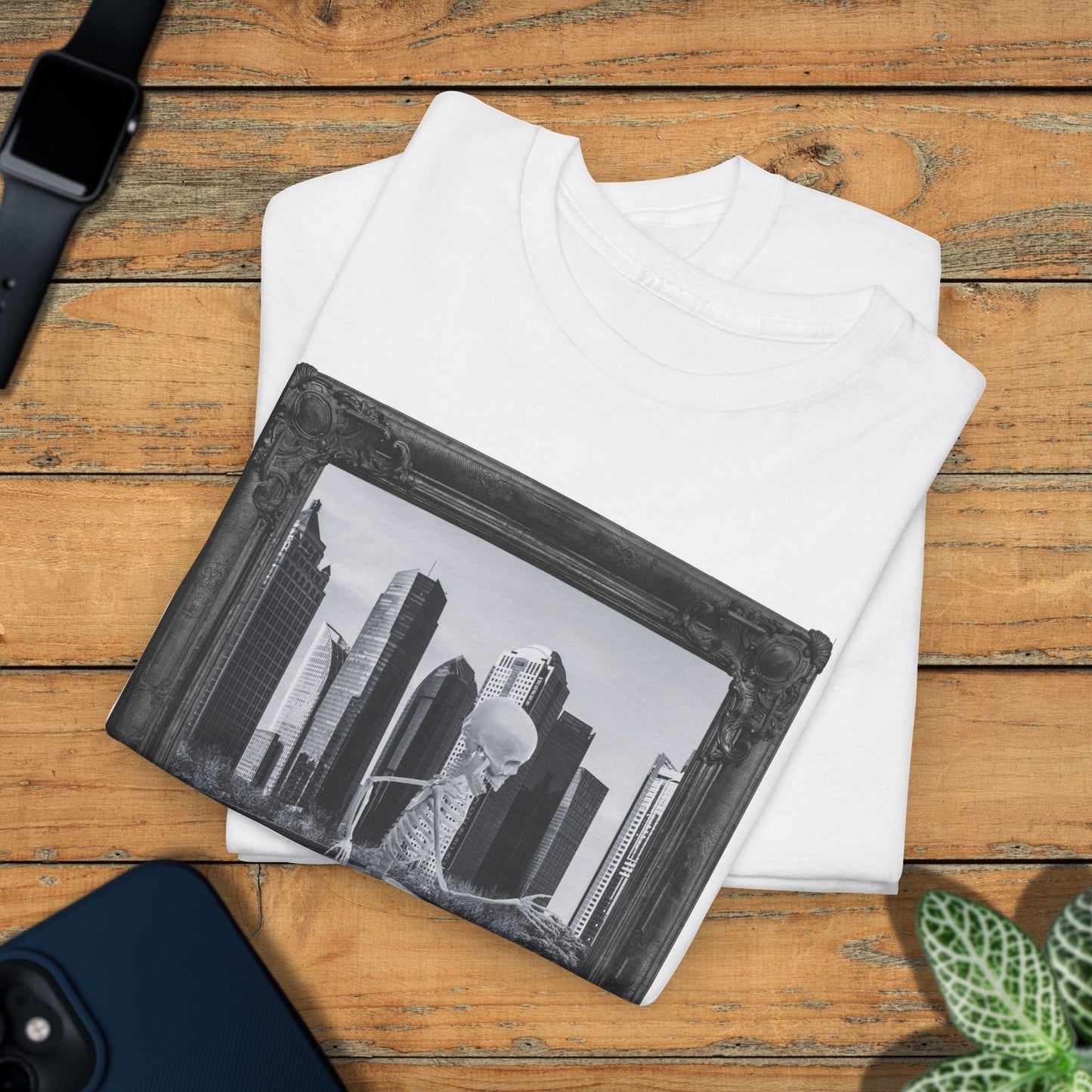 Skeleton Bolts It Halloween T-Shirt | Spooky Skeleton Photographic Design