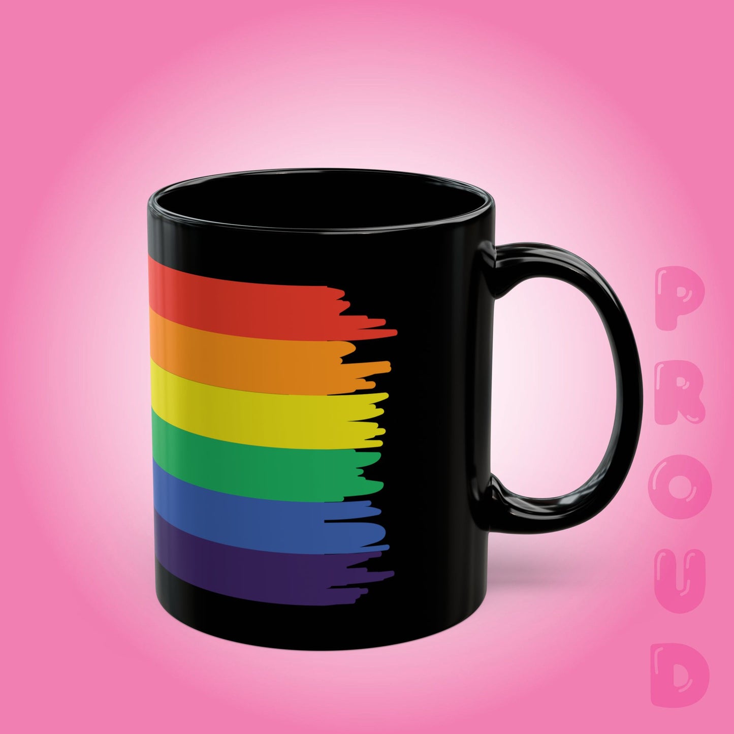 Pride Month LGBTQ Black 11oz or 15oz Coffee Mug