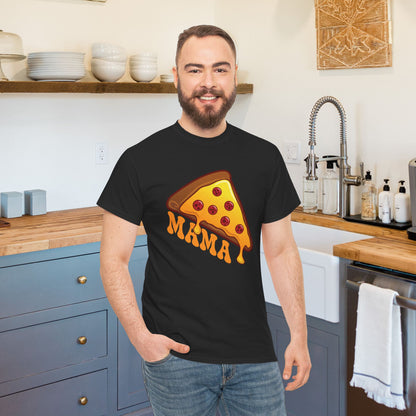 Pizza Mama Graphic Art Pizza Lover Funny Mom or Mothers T Shirt