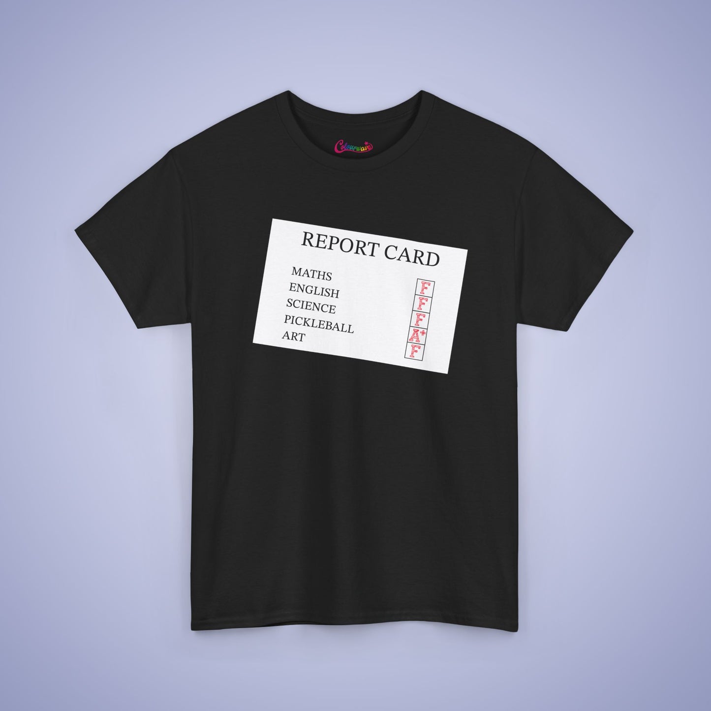 Report Card Funny Teacher Student Pickleball Lover Gift Tee Graphic Design T Shirt