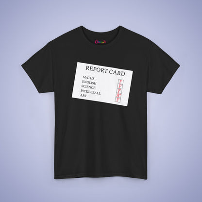 Report Card Funny Teacher Student Pickleball Lover Gift Tee Graphic Design T Shirt