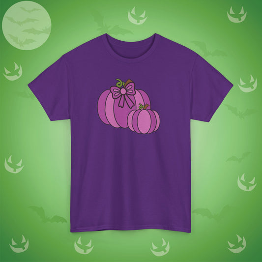 Thanksgiving Fall Inspired Halloween Purple Pumpkin Unisex T Shirt