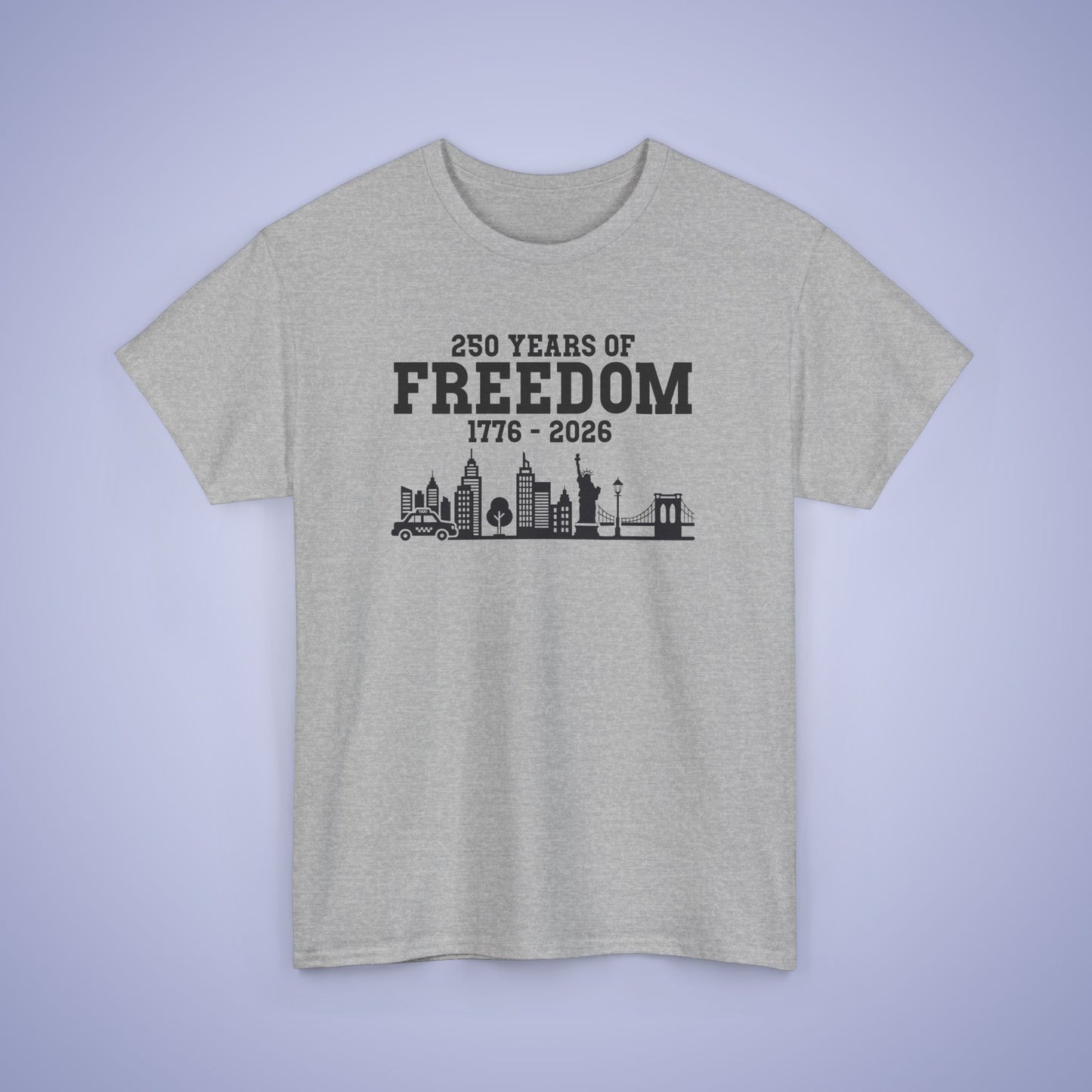 250 Years of Freedom Silhouette Style USA Celebration Unisex T Shirt