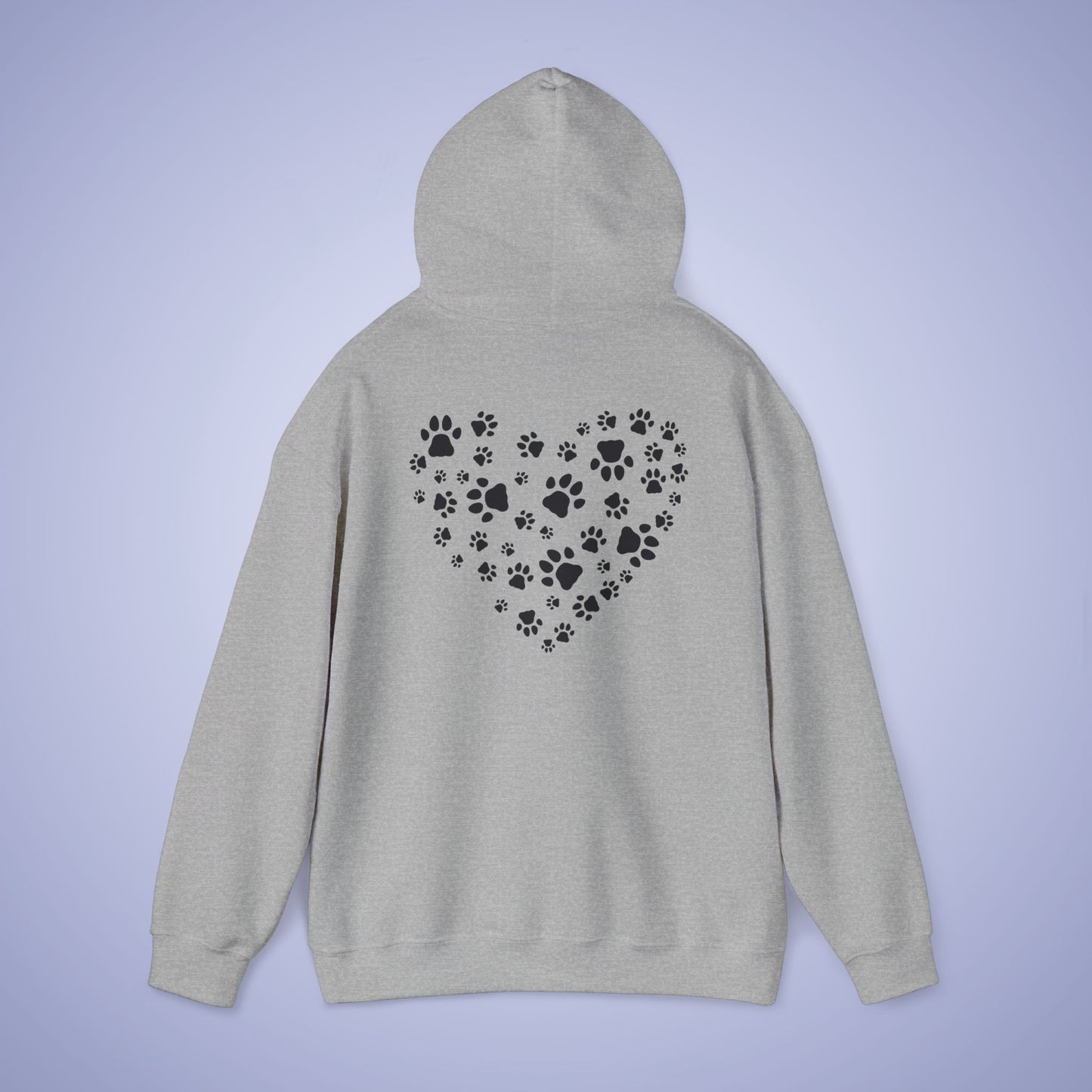 Dog Vet Hooded Sweatshirt Veterinarian Gift Double Sided Paw Prints