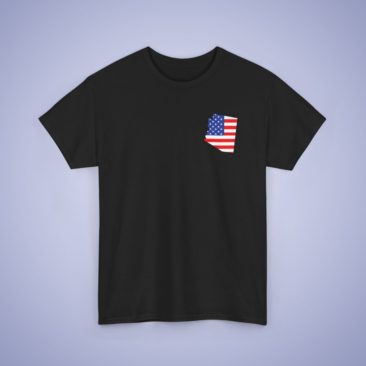 Arizona Map Pocket Art Proud American Unisex T Shirt