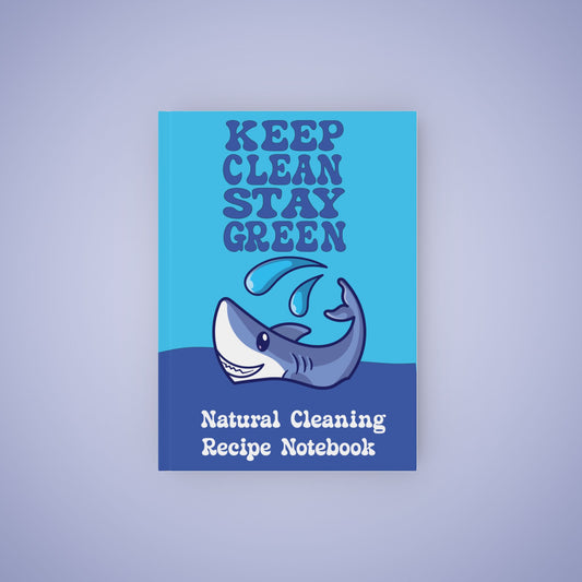 Keep Clean Stay Green Earth Day Hard Backed Recipe Notebook