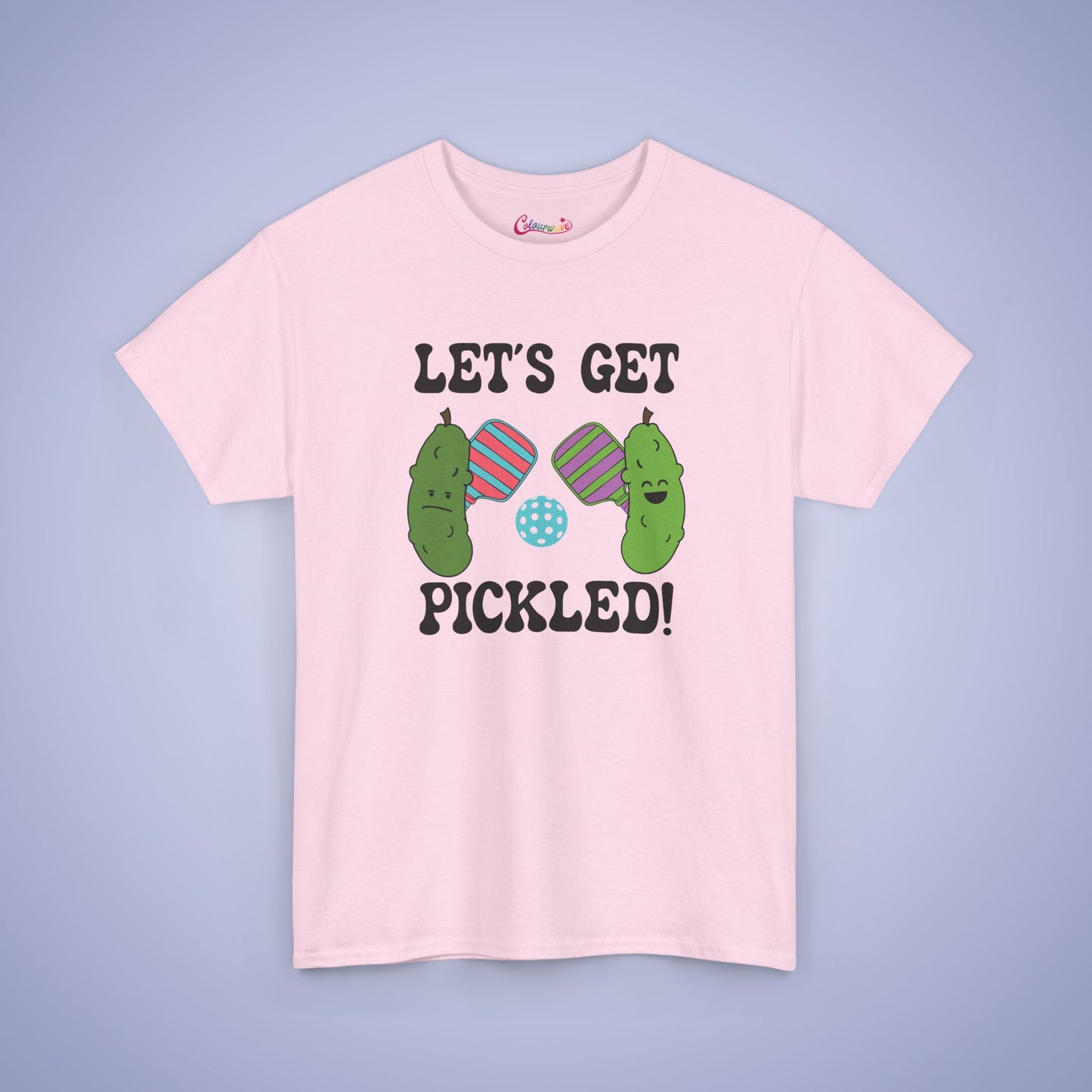 Lets Get Pickled Funny Pickleball Lover Gift Tee Graphic Design T Shirt