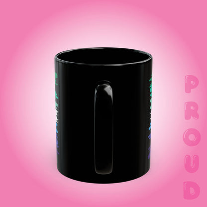Gay Pride Month LGBTQ Black 11oz or 15oz Coffee Mug
