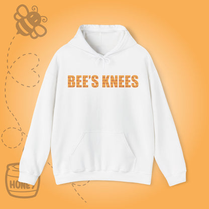 Bees Knees Sweet As Honey Honeycomb Word Art Design Hoodie Sweatshirt